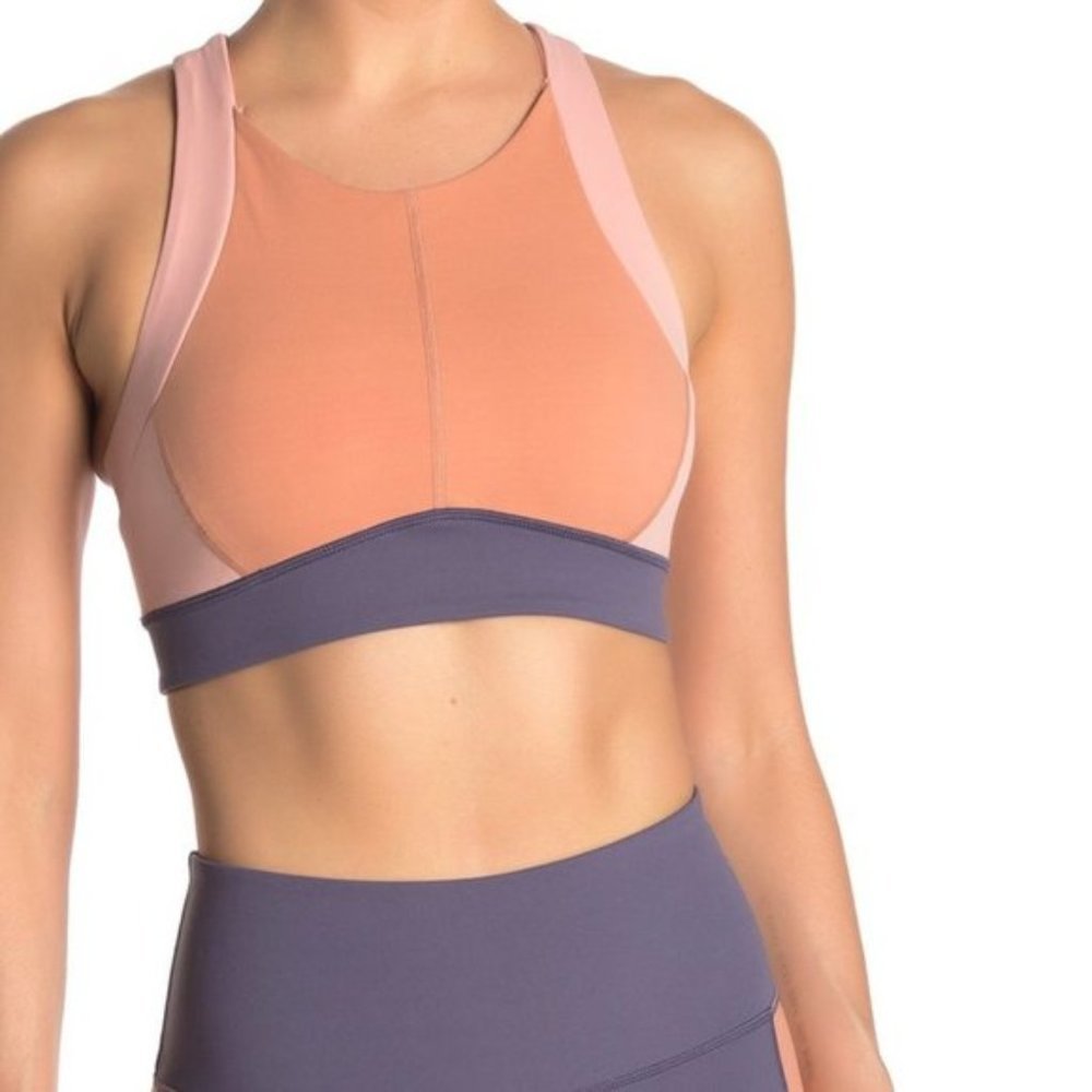 FREE PEOPLE Color Block Topez Crop Shadow Boxer S